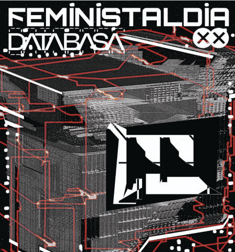 Cartel de las jornadas de cultura transfeminista Feministaldia en Donosti del 26 al 29 de noviembre